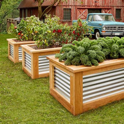 diy metal raised garden